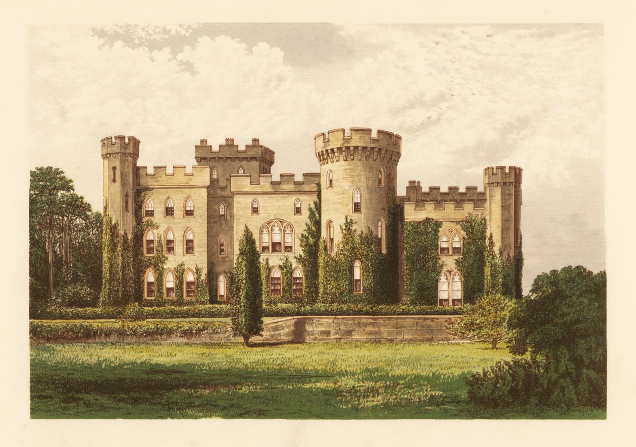 Castillo de Cholmondeley, Cheshire, Inglaterra. de Alexander Francis (after) Lydon