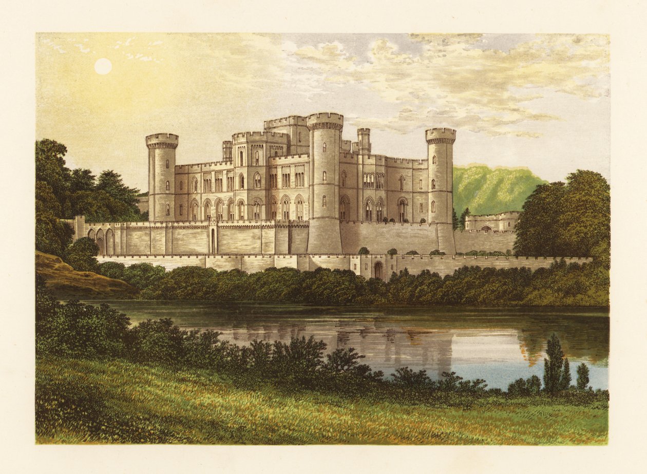 Castillo de Eastnor, Herefordshire, Inglaterra. de Alexander Francis (after) Lydon
