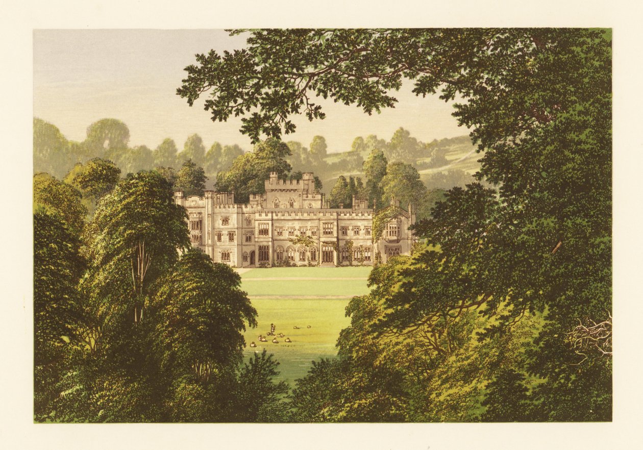 Castillo de Hampton Court, Herefordshire, Inglaterra. de Alexander Francis (after) Lydon