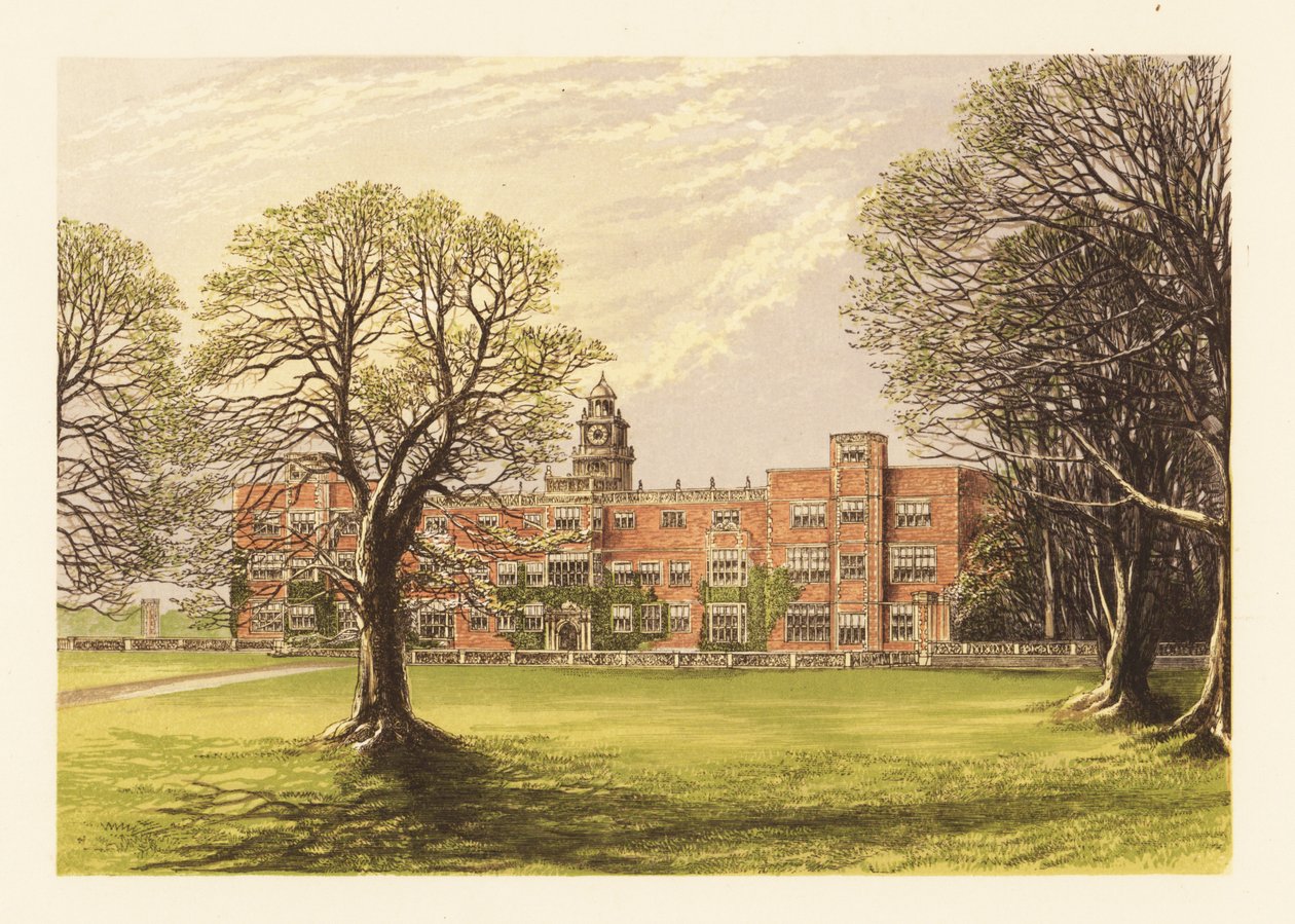 Casa Hatfield, Herefordshire, Inglaterra. de Alexander Francis (after) Lydon