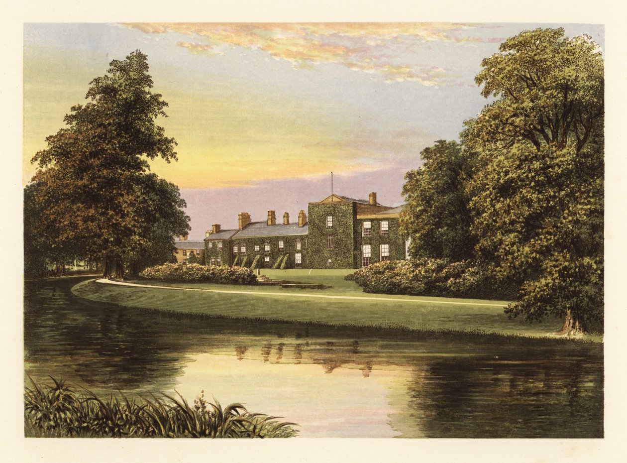 Netherhall, Cumberland, Inglaterra. ,1880 (grabado) de Alexander Francis (after) Lydon
