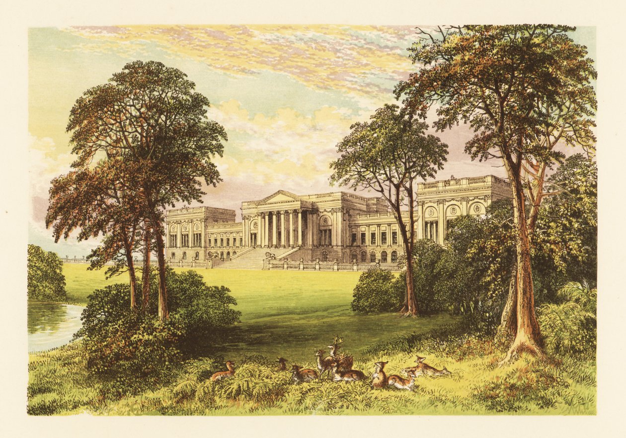Parque Stowe, Buckinghamshire, Inglaterra. de Alexander Francis (after) Lydon