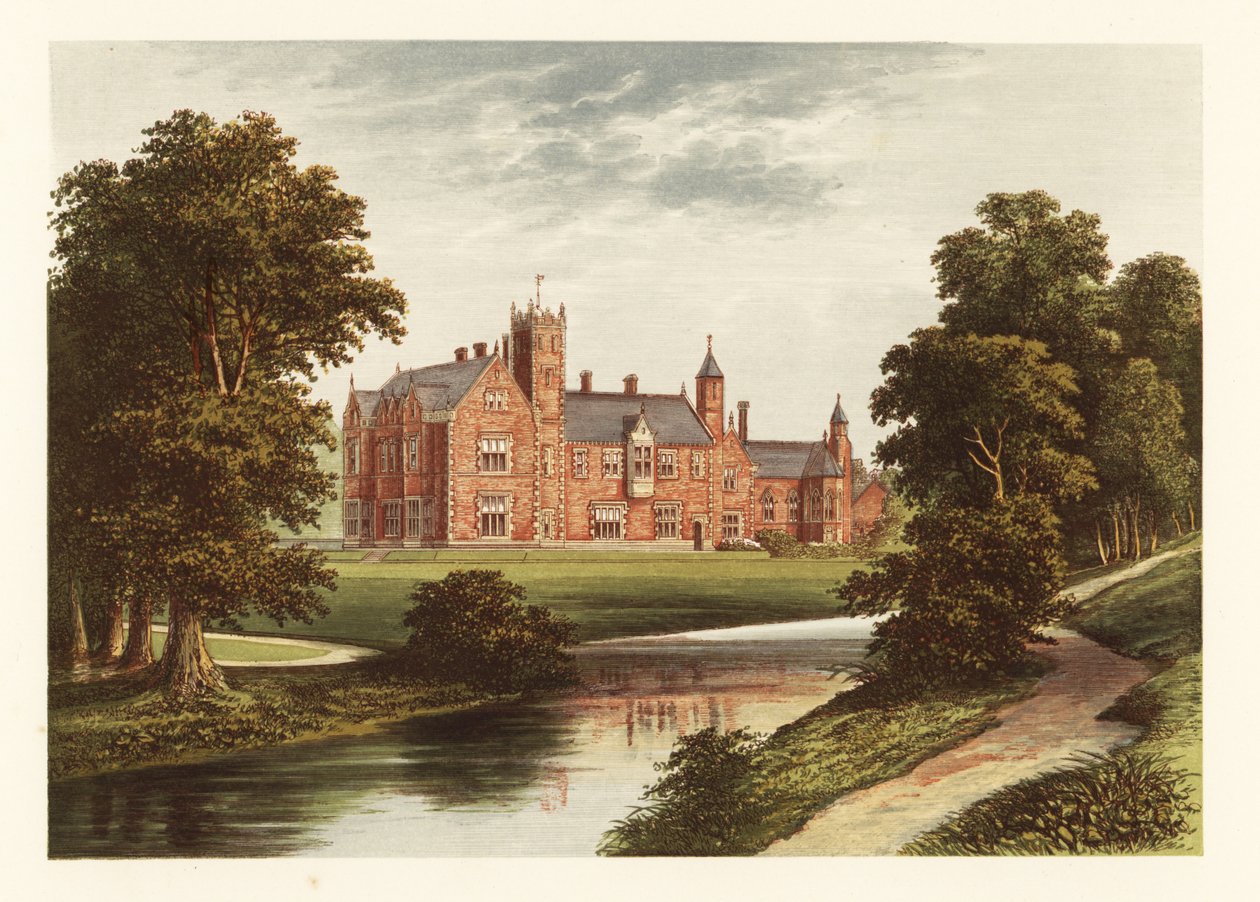 Priorato de Thicket, Yorkshire, Inglaterra. ,1880 (grabado) de Alexander Francis (after) Lydon