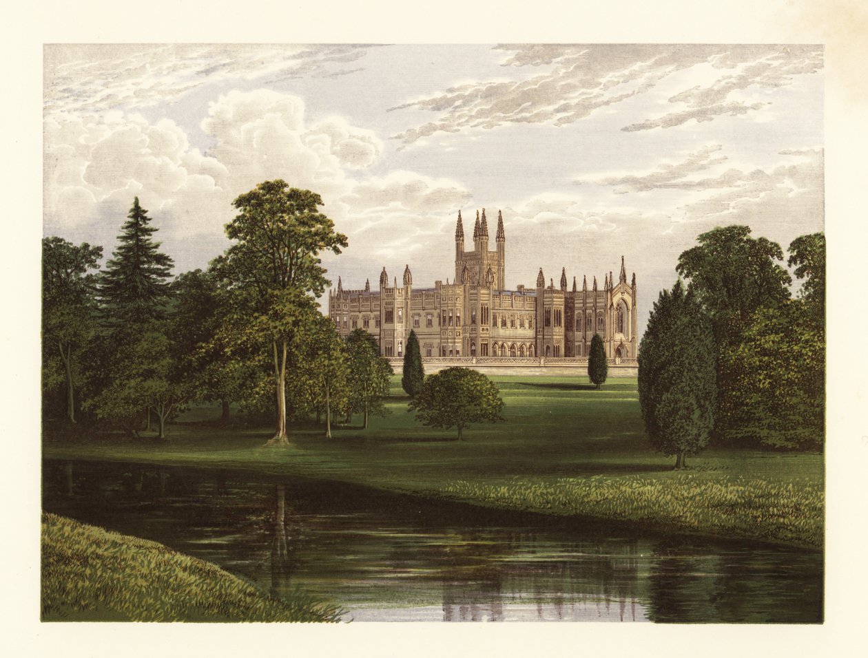 Toddington Manor, Gloucestershire, Inglaterra. de Alexander Francis (after) Lydon