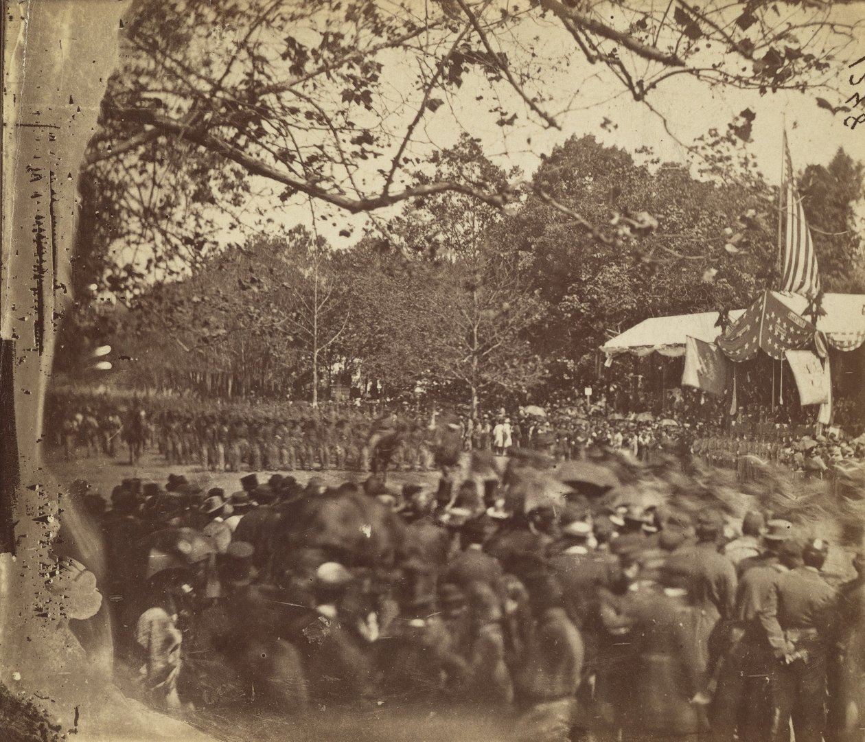 Revisión del Gran Ejército, Washington, D.C. de Alexander Gardner