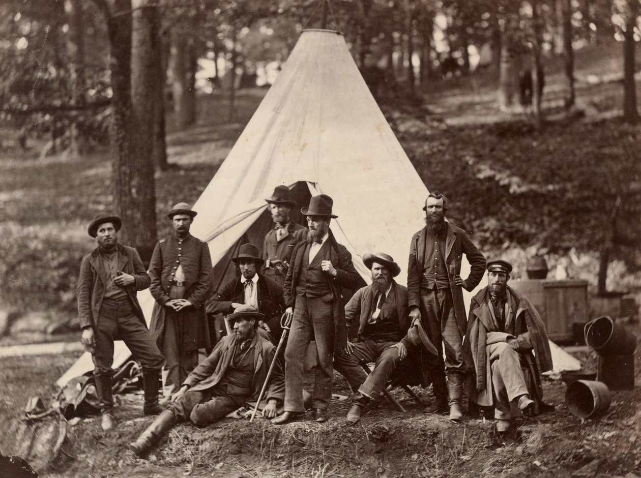 Grupo de guías para el Ejército del Potomac de Alexander Gardner