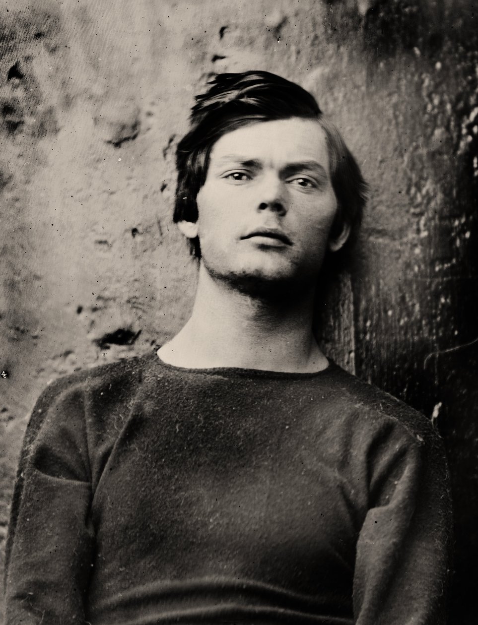 Lewis Powell con grilletes en la muñeca a bordo del USS Saugus, 1865 de Alexander Gardner