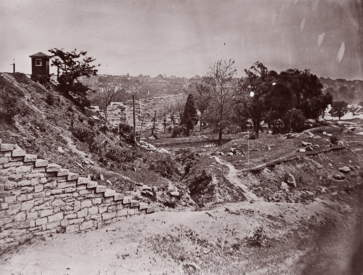 Ruinas del puente ferroviario R & P, Richmond, ca. 1865 de Alexander Gardner