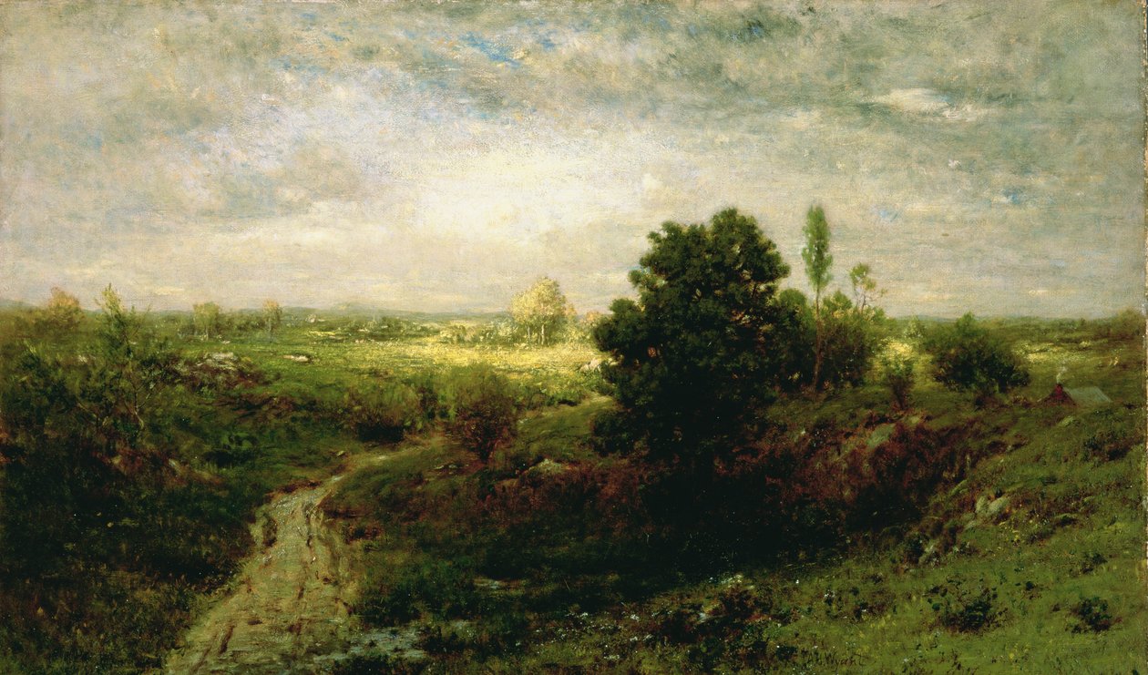 Valle de Keene, c.1884-86 de Alexander Helwig Wyant