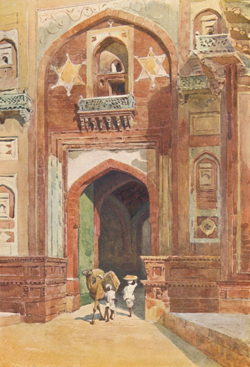 Fuerte de Agra - Dentro de la Puerta de Delhi, c1880 1905 de Alexander Henry Hallam Murray