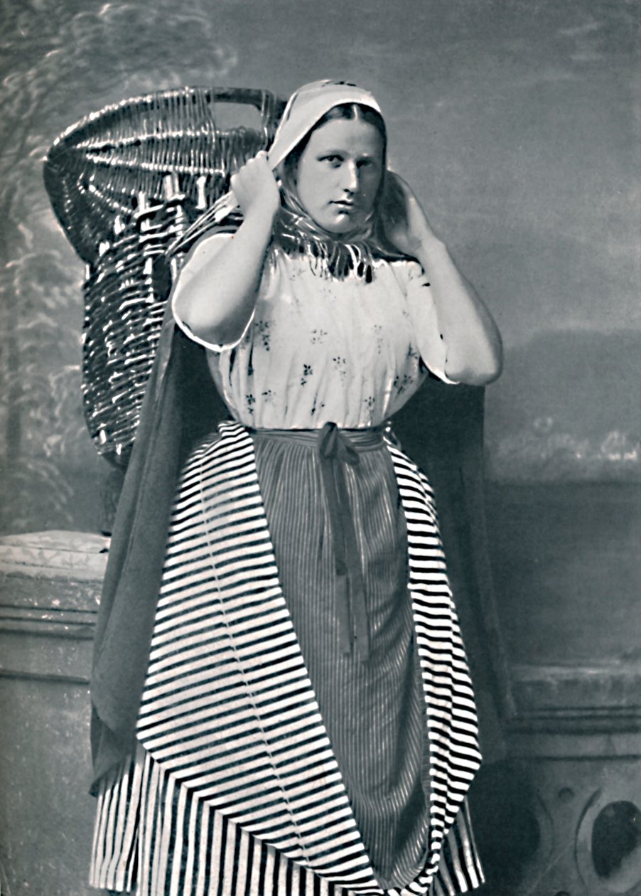 Vendedora de pescado de Newhaven, Escocia, 1912 de Alexander Inglis