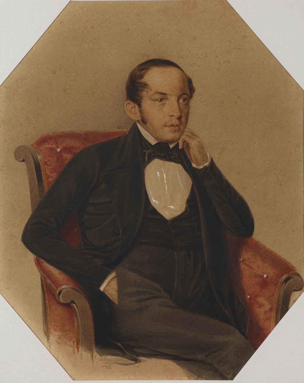 Vasily Petrovich Zubkov 1799-1862, 1846 de Alexander Ivanovich Klünder