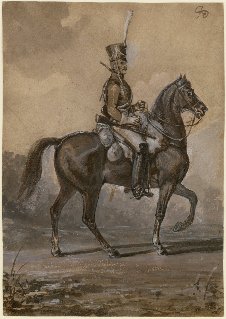 Dragón ruso - Sauerweid, Alexander Ivanovich (1783-1844) - 1820 de Alexander Ivanovich Sauerweid