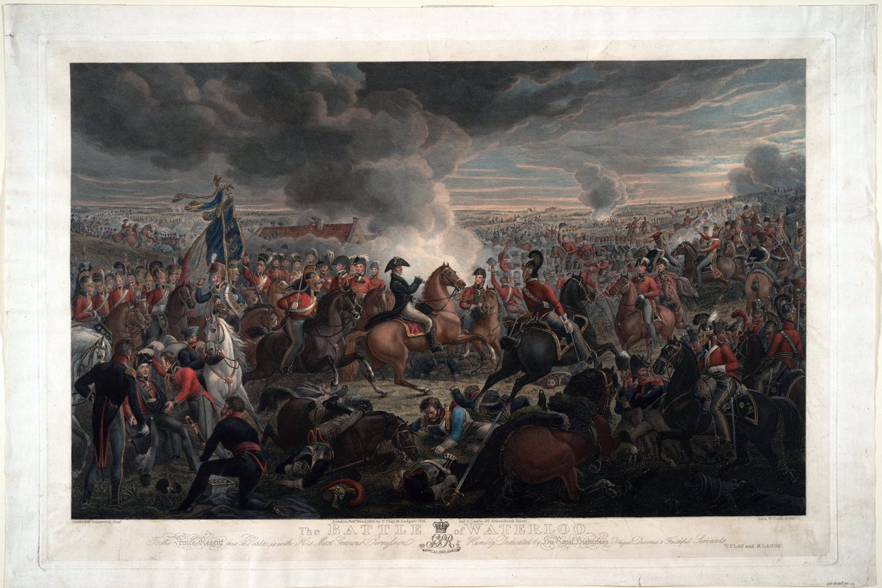 La batalla de Waterloo de Alexander Ivanovich Sauerweid