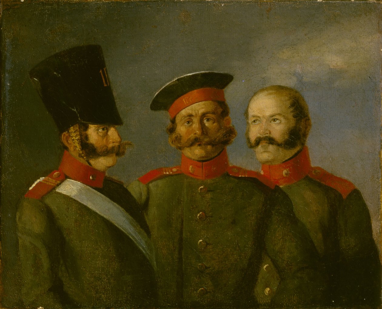 Guardias de vida del zar Nicolás I, segundo cuarto del siglo XIX de Alexander Ivanovich Sauerweid