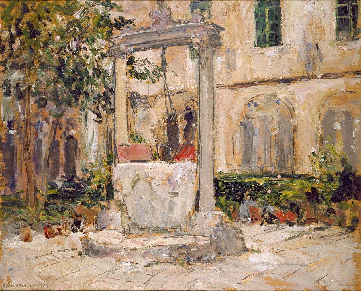 Claustro del Monasterio Dominicano, Dubrovnik, principios del siglo XX de Alexander Jamieson