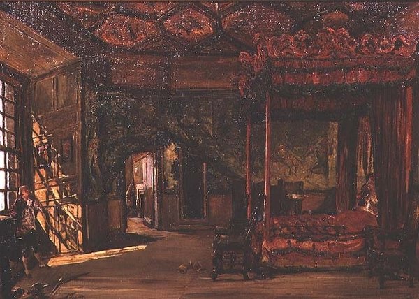 Dormitorio de la Reina María, Holyrood de Alexander Jnr. Fraser