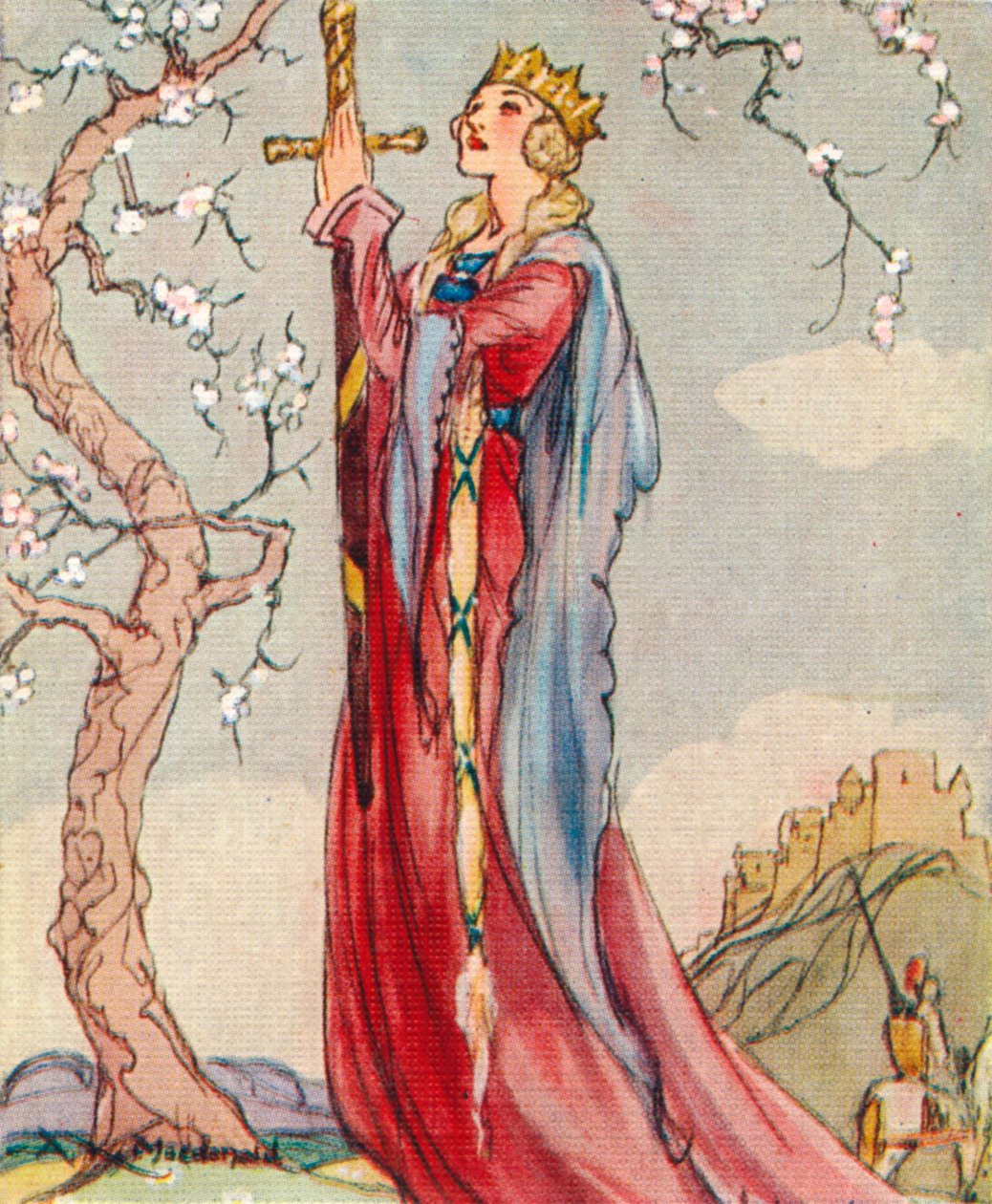 Reina Ginebra consorte del Rey Arturo, 1937 de Alexander K. MacDonald