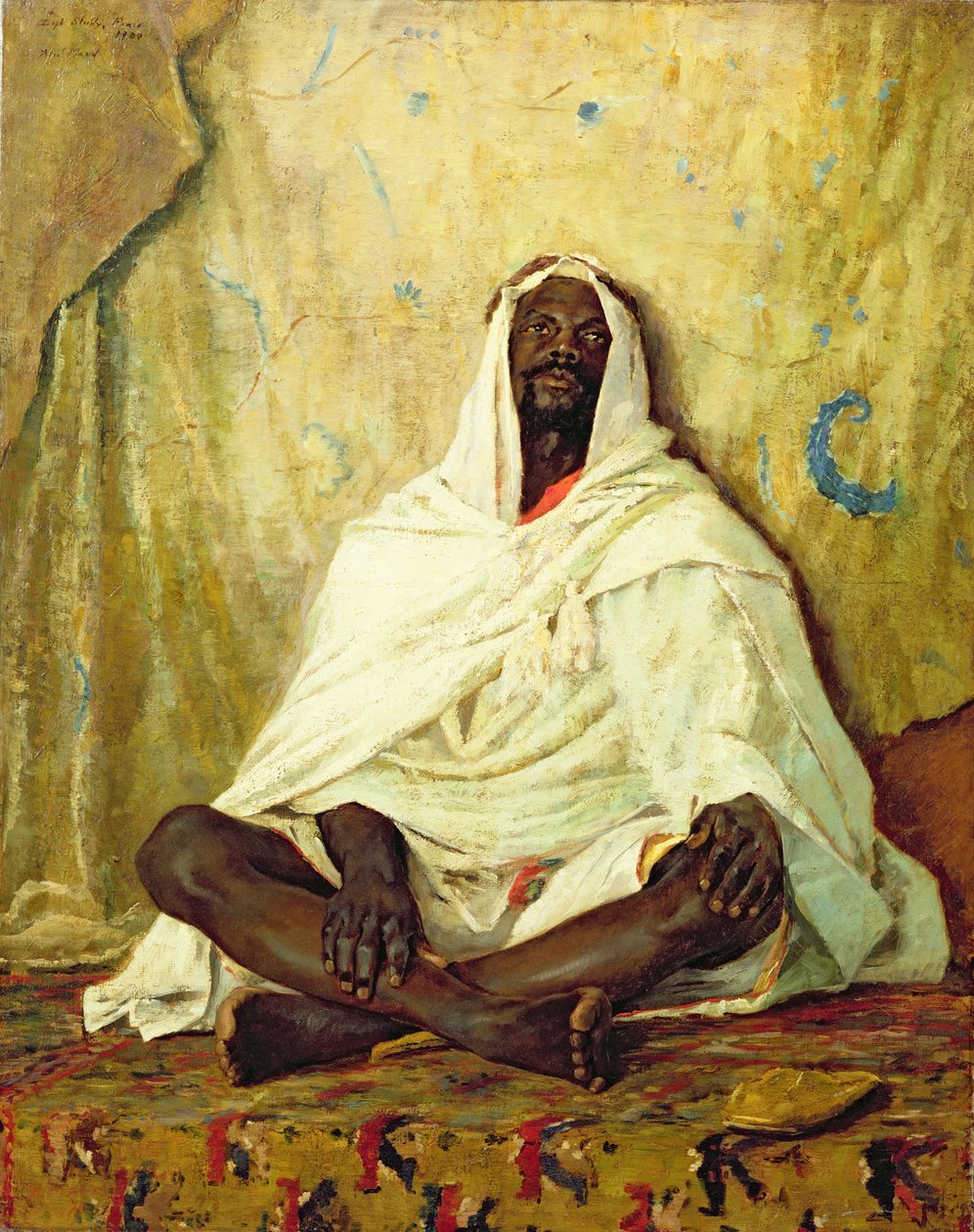 Árabe sentado de Alexander Mann
