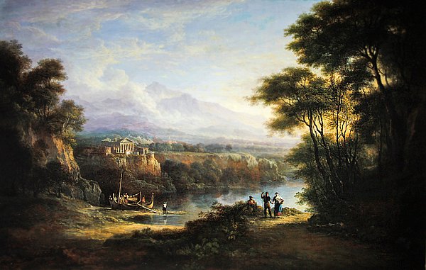 Paisaje clásico de Alexander Nasmyth