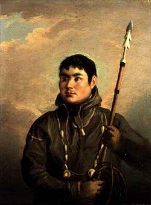 Retrato del ballenero esquimal, John Sacheuse de Alexander Nasmyth