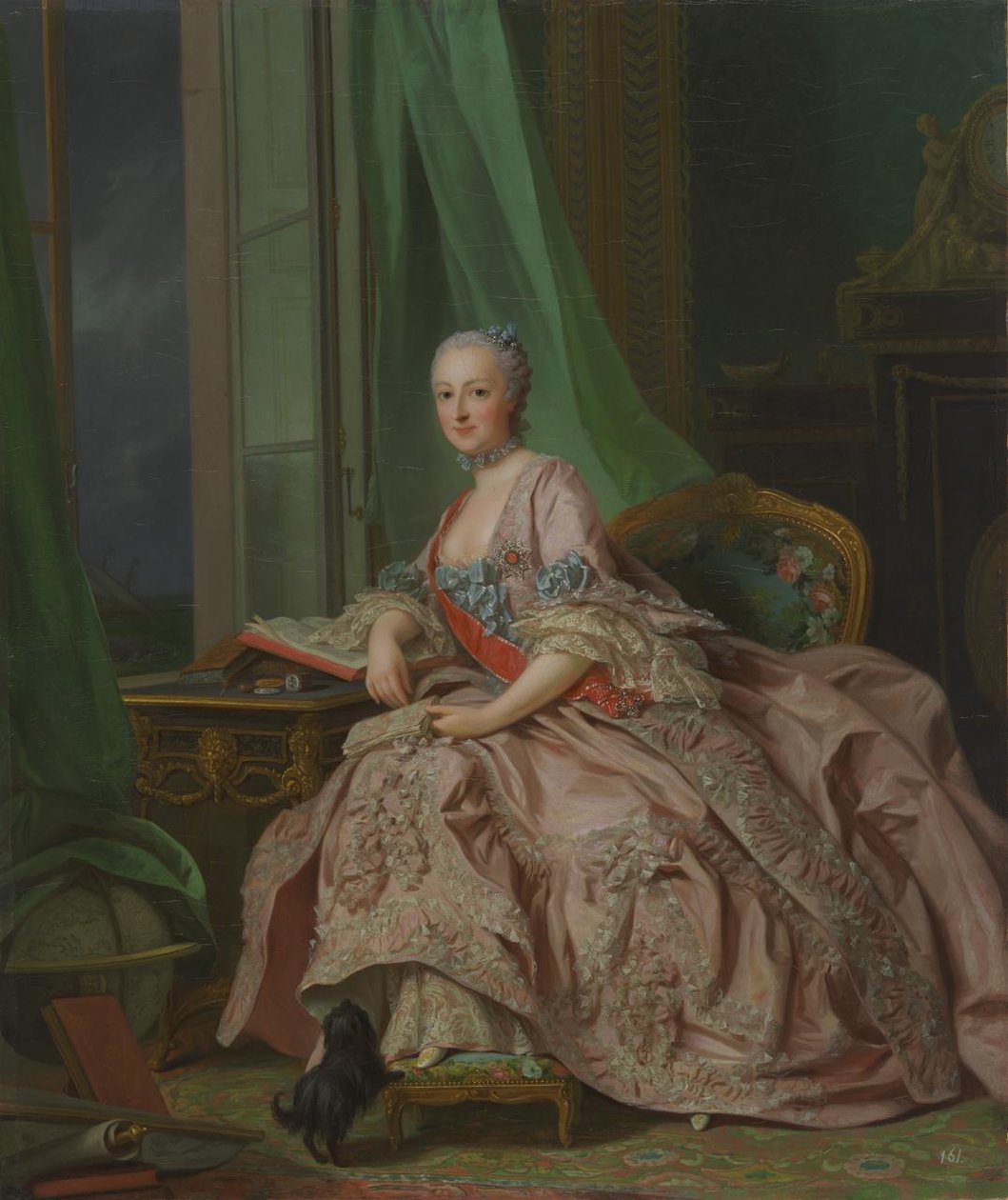 Anastasia Ivanovna, Princesa de Hesse-Homburg 1700-1755, nacida Condesa Trubetskaya, 1757 de Alexander Roslin