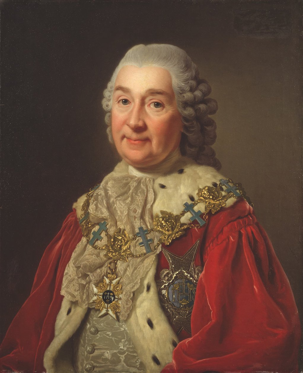 Carl Fredrik Scheffer (1715-1786), conde y consejero de Estado, 1775 de Alexander Roslin