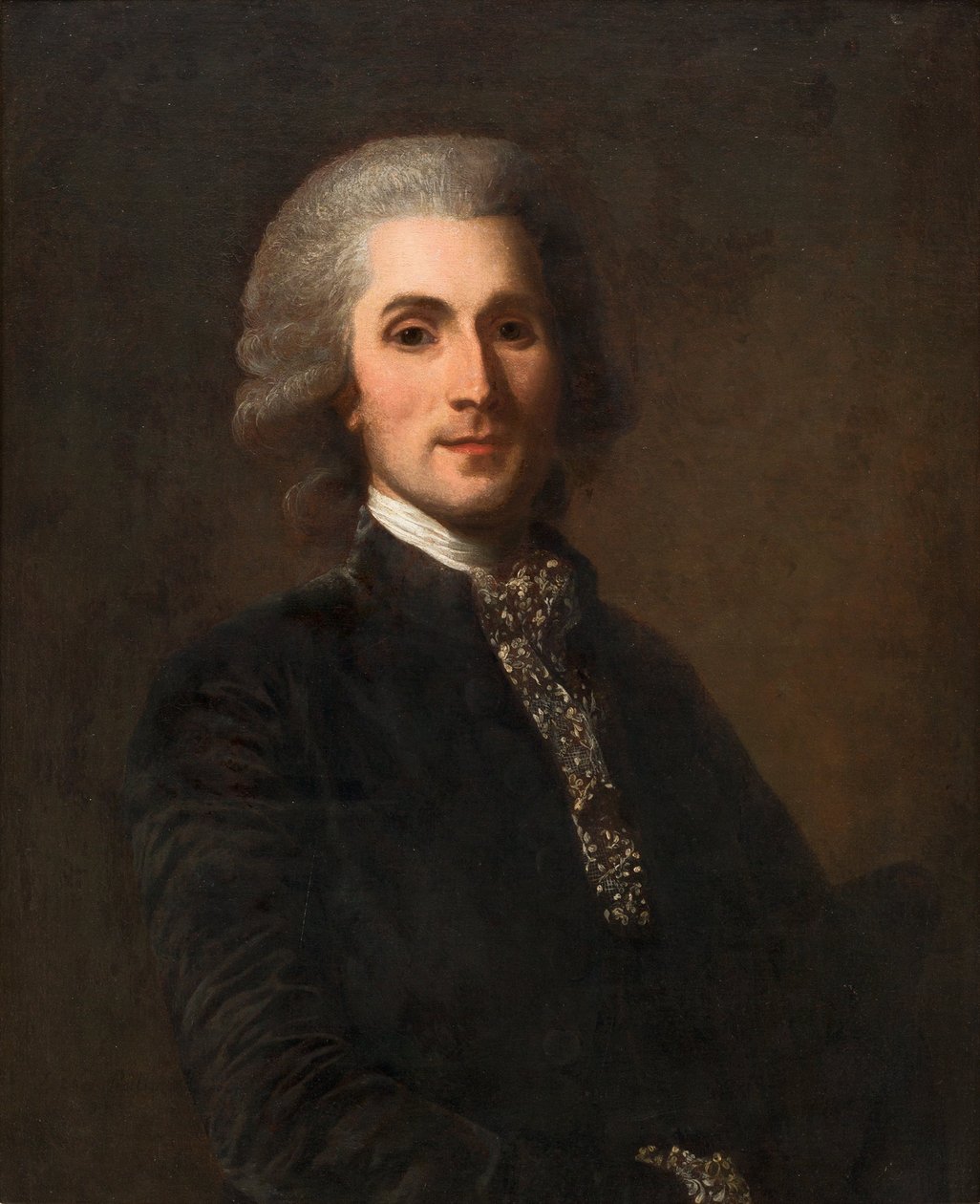 Retrato de Claude-François Martineau de Floriant (1752-1827). de Alexander Roslin