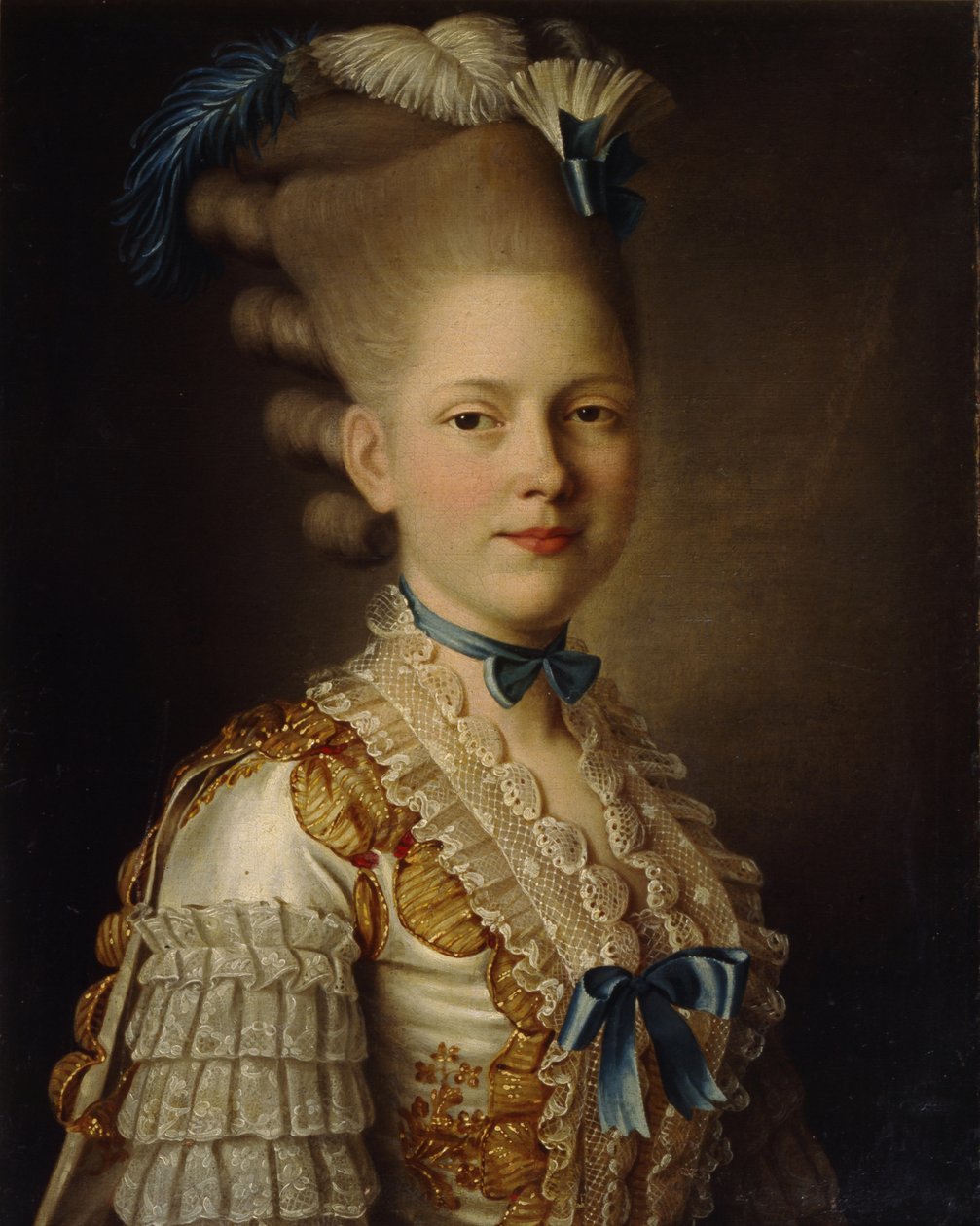 Retrato de la Condesa Kh. Obolenskaya de Alexander Roslin