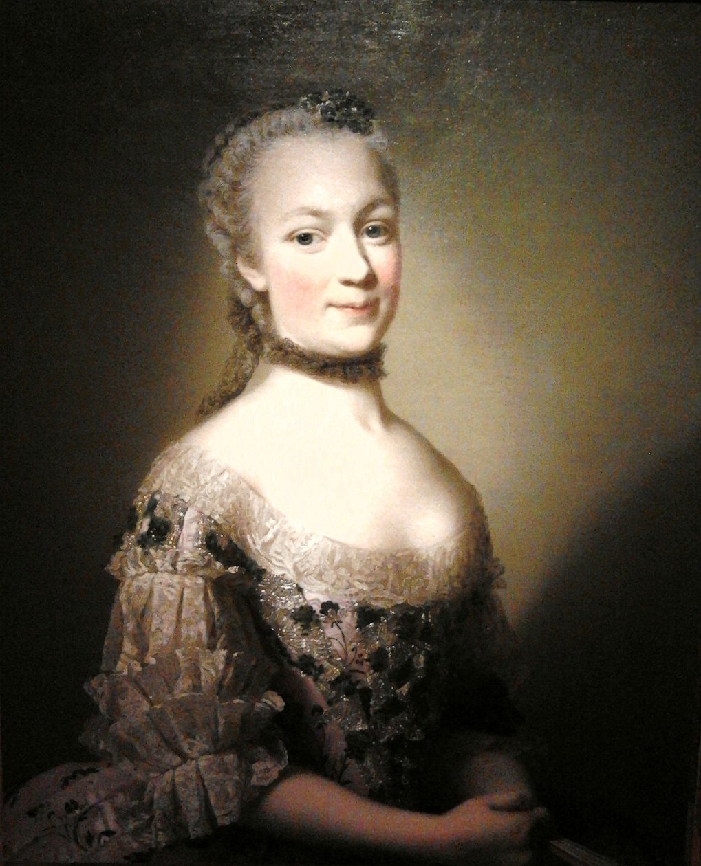 Retrato de Katarzyna Mniszech, de soltera Zamoyska de Alexander Roslin