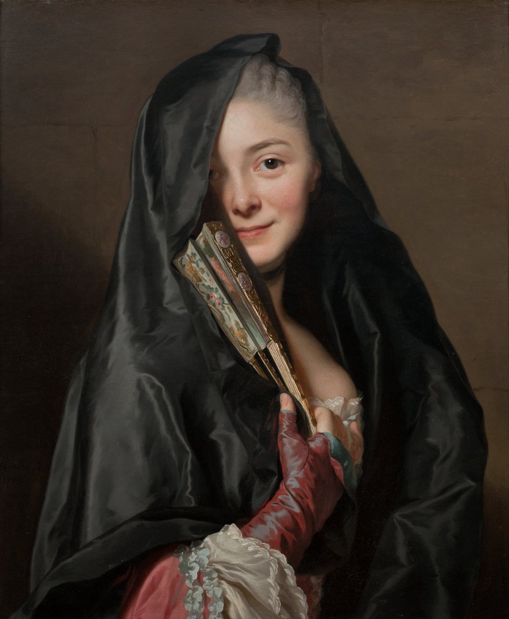 La dama del velo. La esposa del artista, Marie Suzanne Giroust de Alexander Roslin
