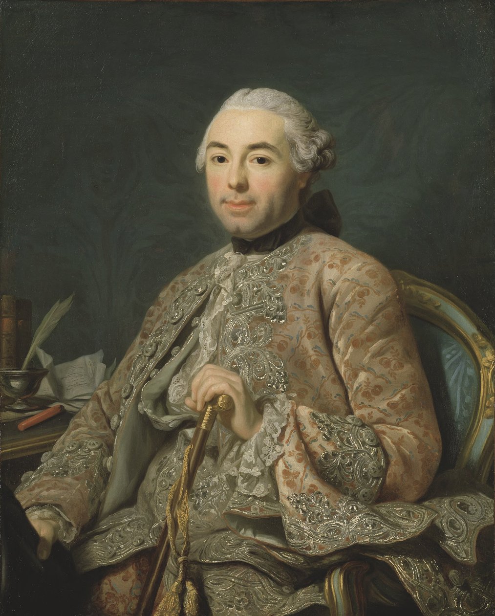Hombre desconocido, conocido como barón de Neubourg-Cromière de Alexander Roslin