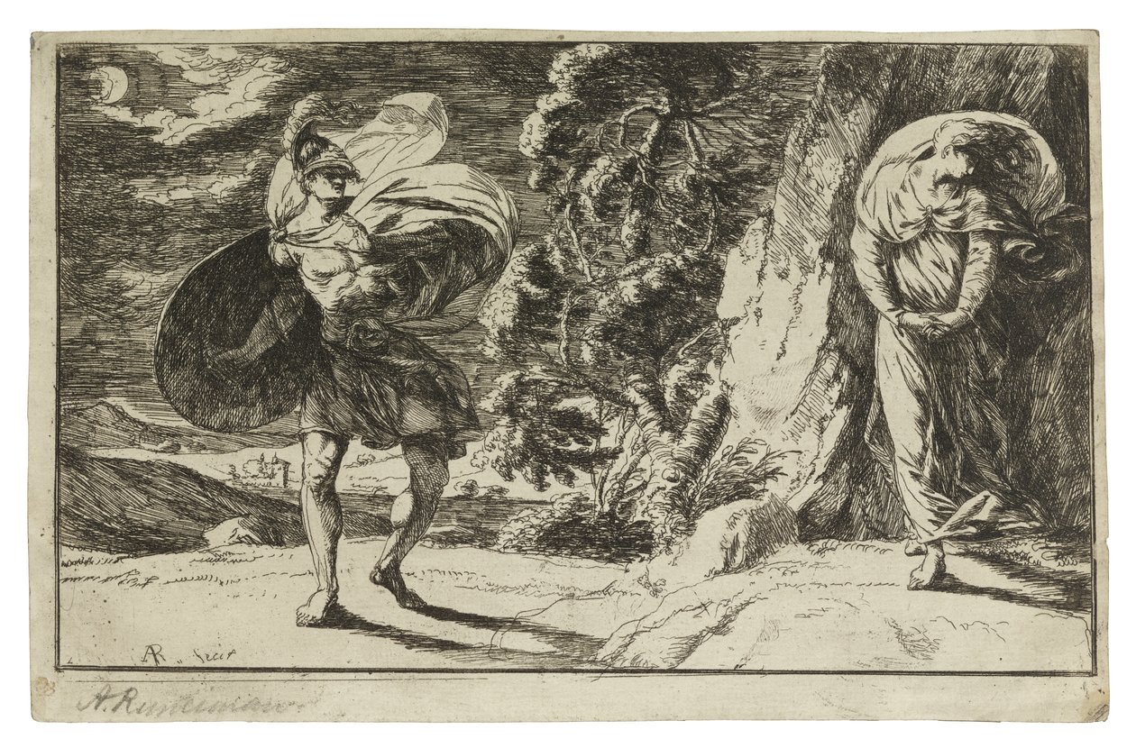Fingal Encuentra Carbon Carglass, c. 1774 de Alexander Runciman