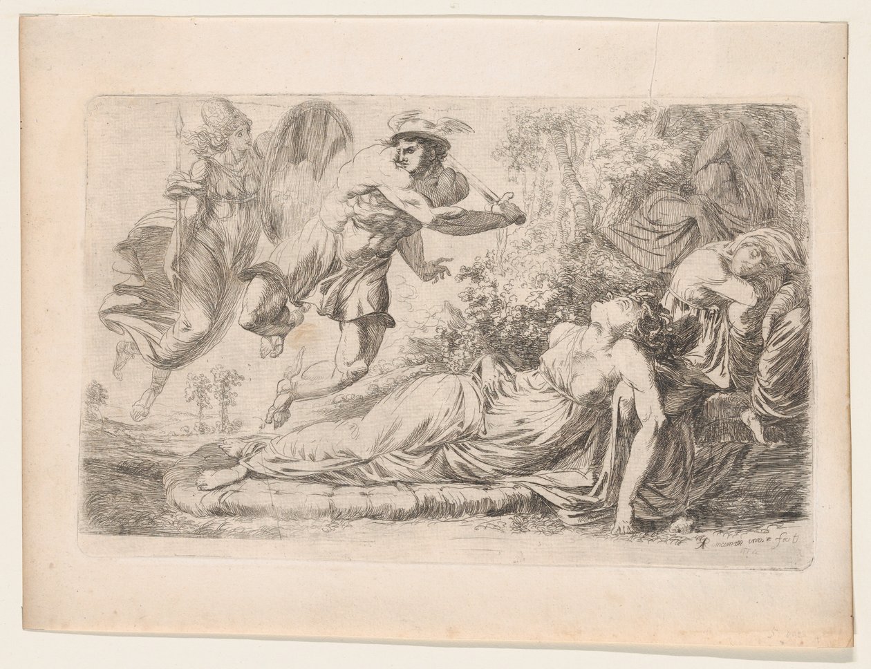 Perseo y la Medusa dormida de Alexander Runciman