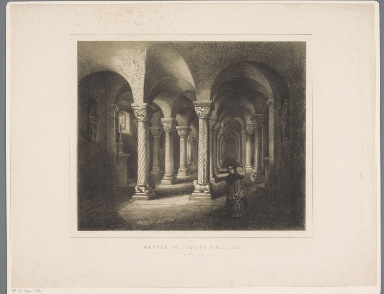 Cripta de la iglesia abacial de Rolduc Crypt de l