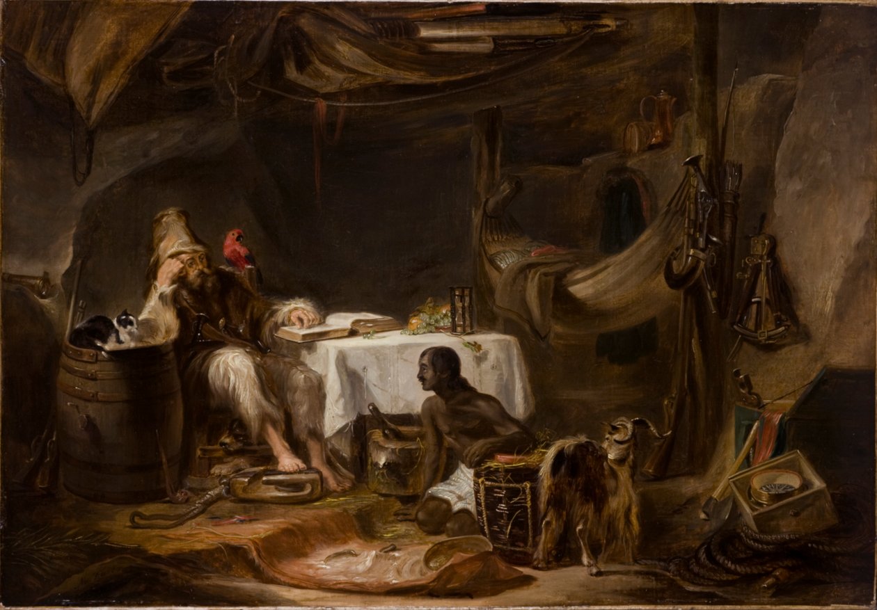 Robinson Crusoe y Viernes de Alexander Snr Fraser