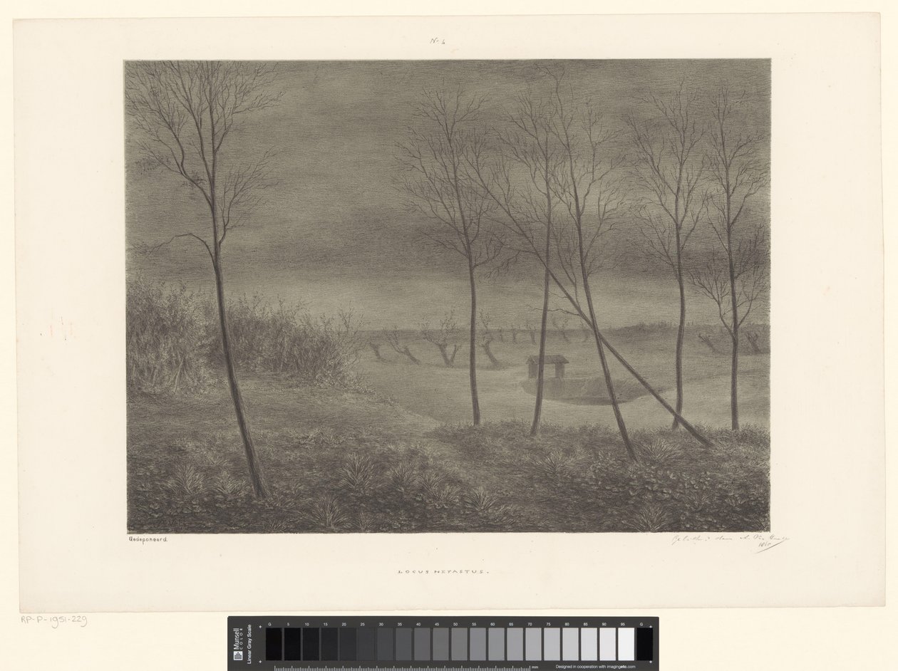Paisaje nocturno
Locus Nefastus (título en el objeto) de Alexander Ver Huell (signed by artist)