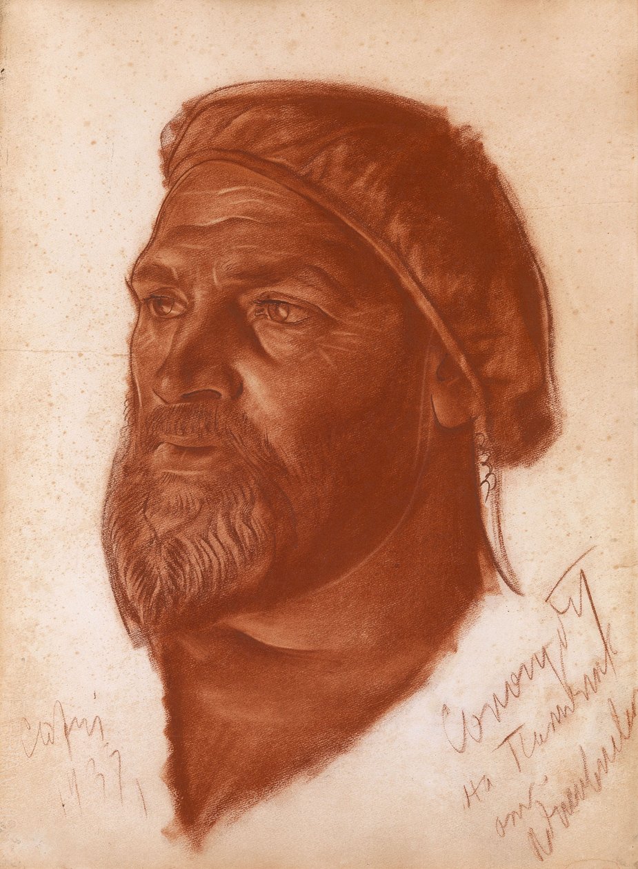 Retrato del arquitecto Leonid Romanovich Sologub de Alexander Yevgenyevich Yakovlev