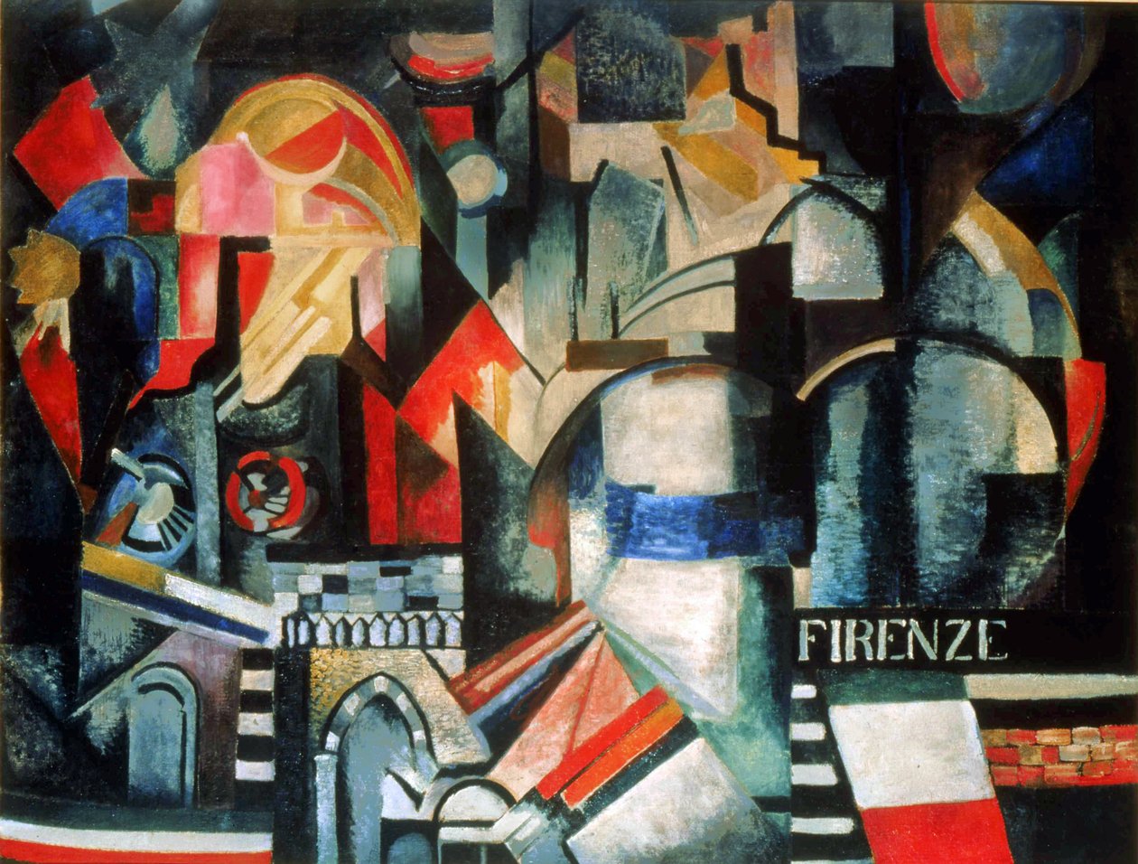 Florencia (óleo sobre lienzo) de Alexandra Alexandrowna Exter