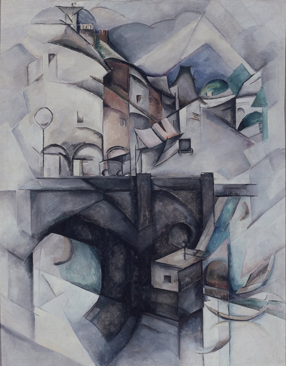 El puente. Sèvres, 1912 de Alexandra Alexandrowna Exter