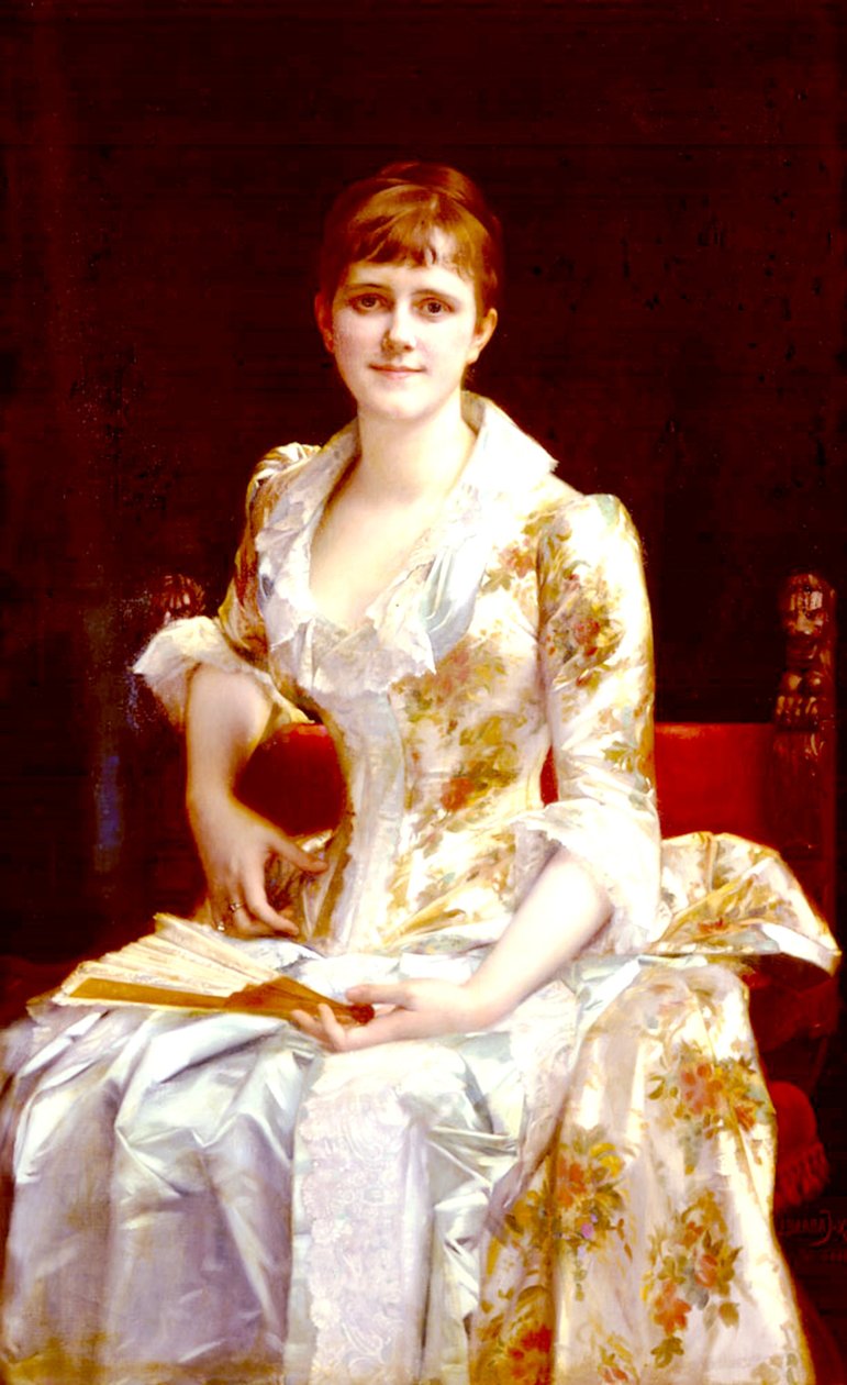 Una Joven Dama de Alexandre Cabanel