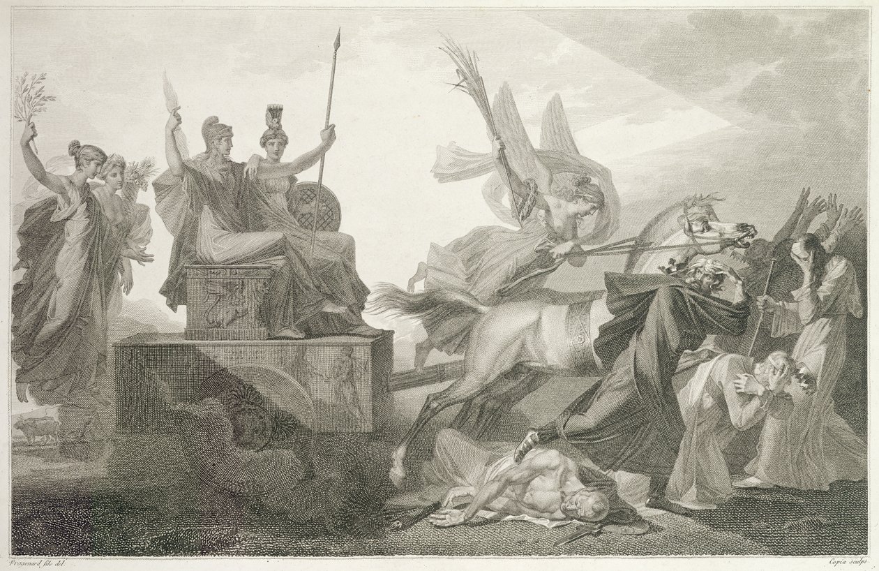 República Francesa, grabado por Jacques Louis Copia, 1797-98 de Alexandre Evariste Fragonard