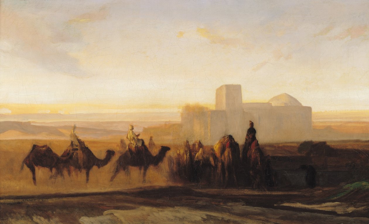 La Caravana de Alexandre Gabriel Decamps