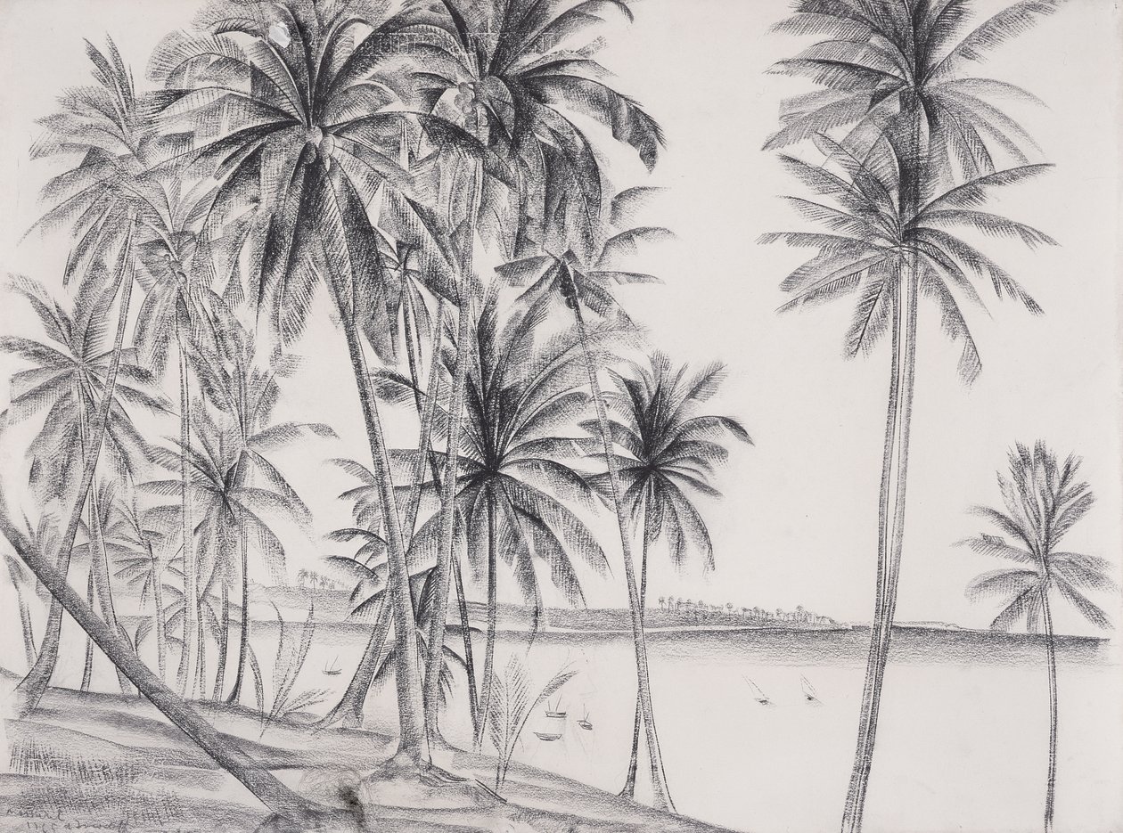 Mossuril, Mozambique, 1925 de Alexandre Iacovleff