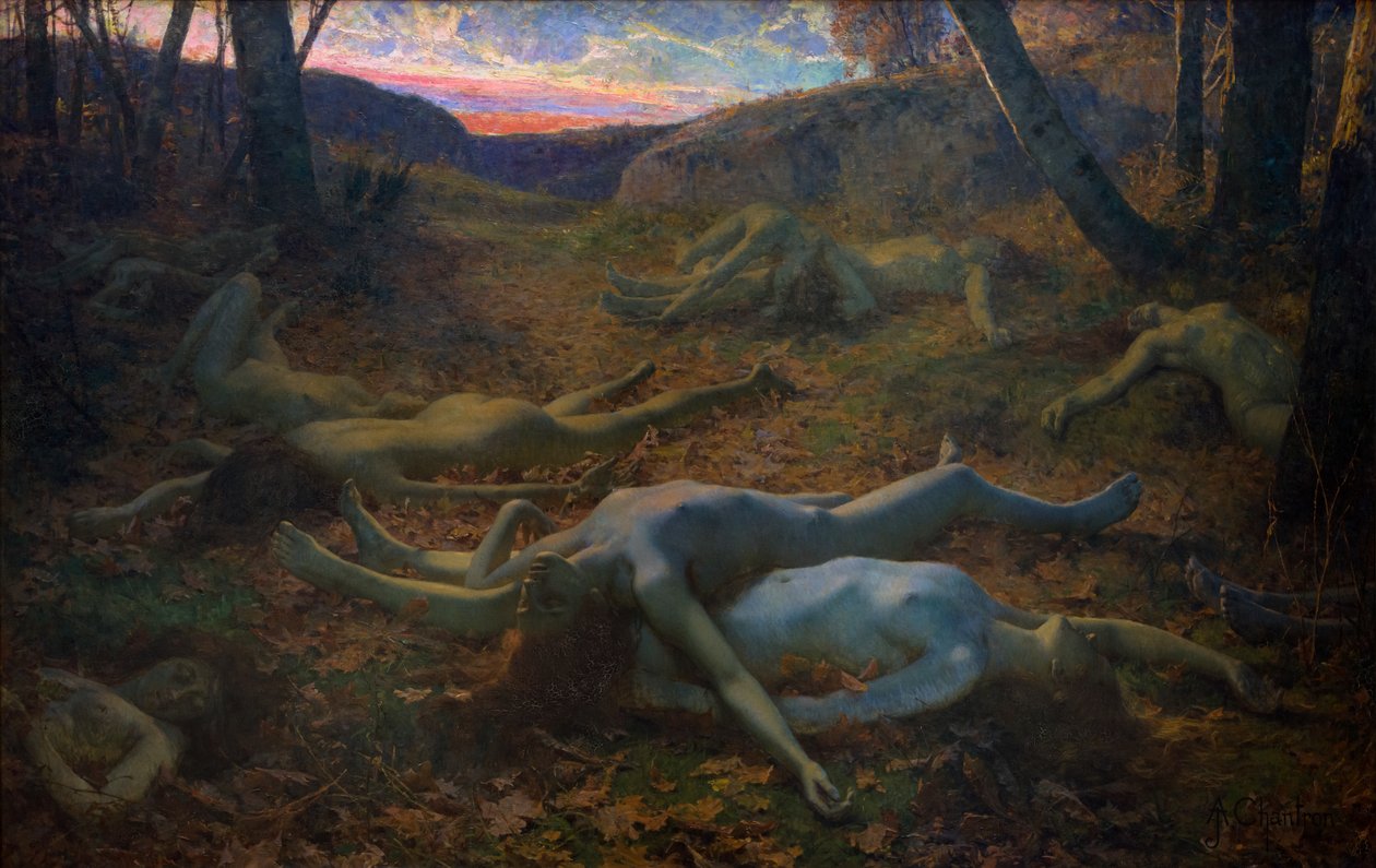 ¡Hojas muertas! de Alexandre Jacques Chantron