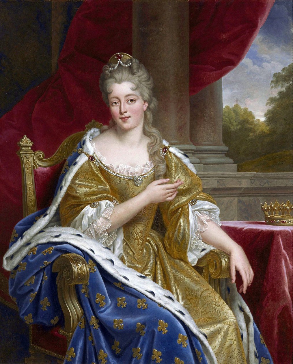 Françoise-Marie de Bourbon, Mademoiselle de Blois, Duquesa de Orleans de Alexandre Francois Caminade