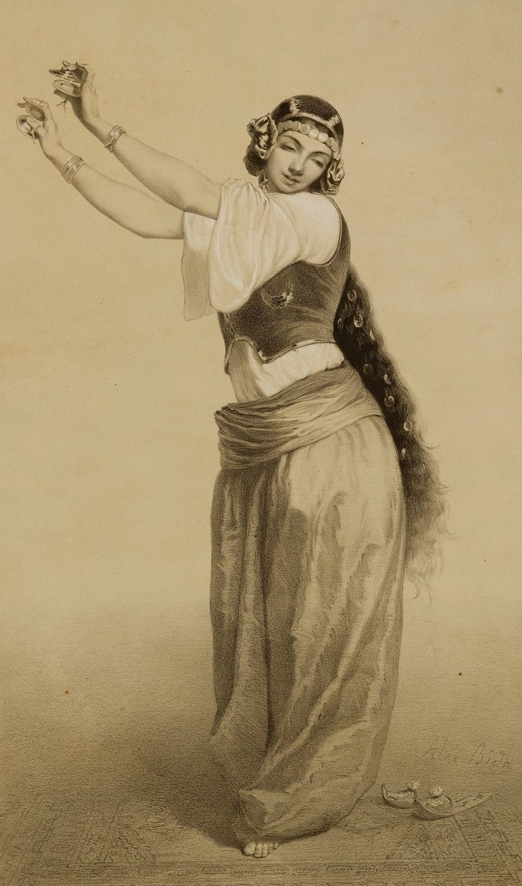 Una bailarina (Almeh) de Alexandre Bida