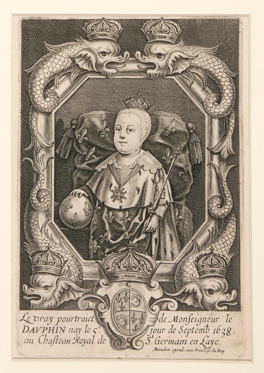 Retrato de Luis XIV como el Delfín (Le vray pourtraiet de Monseigneur le Dauphin de Alexandre Boudan