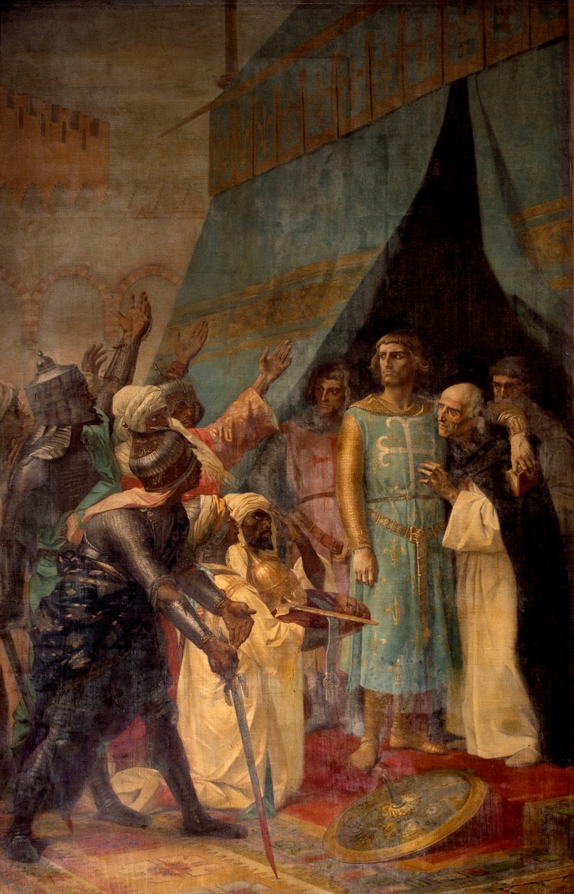 Séptima Cruzada: el rey Luis IX (San Luis) (1214-1270) en Jerusalén de Alexandre Cabanel