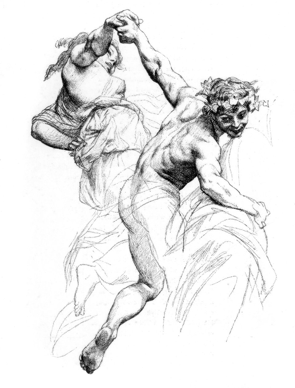 Estudio para El Triunfo de Flora, c1880-1882 de Alexandre Cabanel
